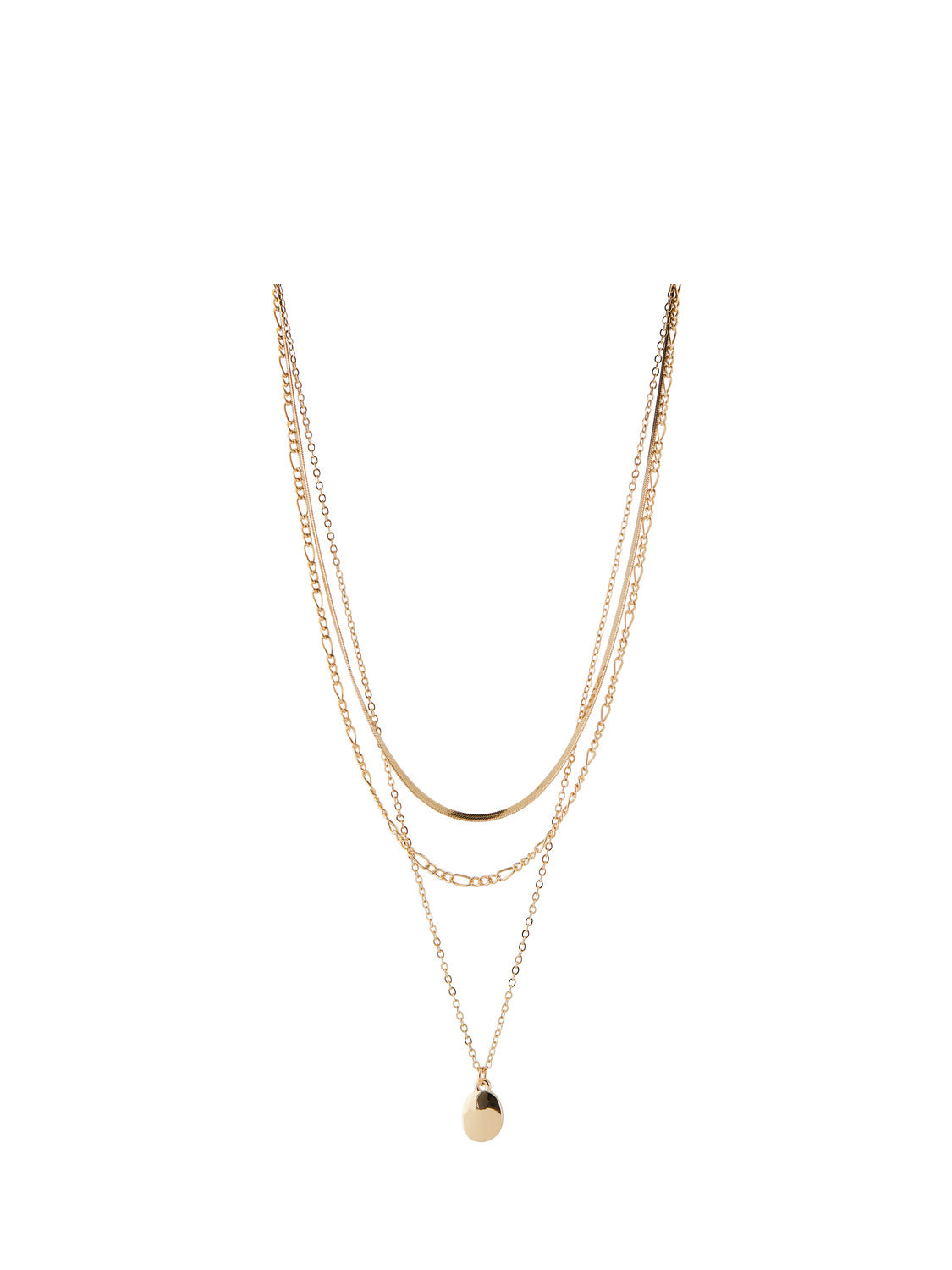 PCALVA Necklace - Gold Colour
